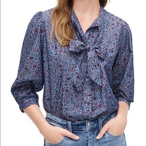 Liberty of London for J.Crew blouse. Colombo print
